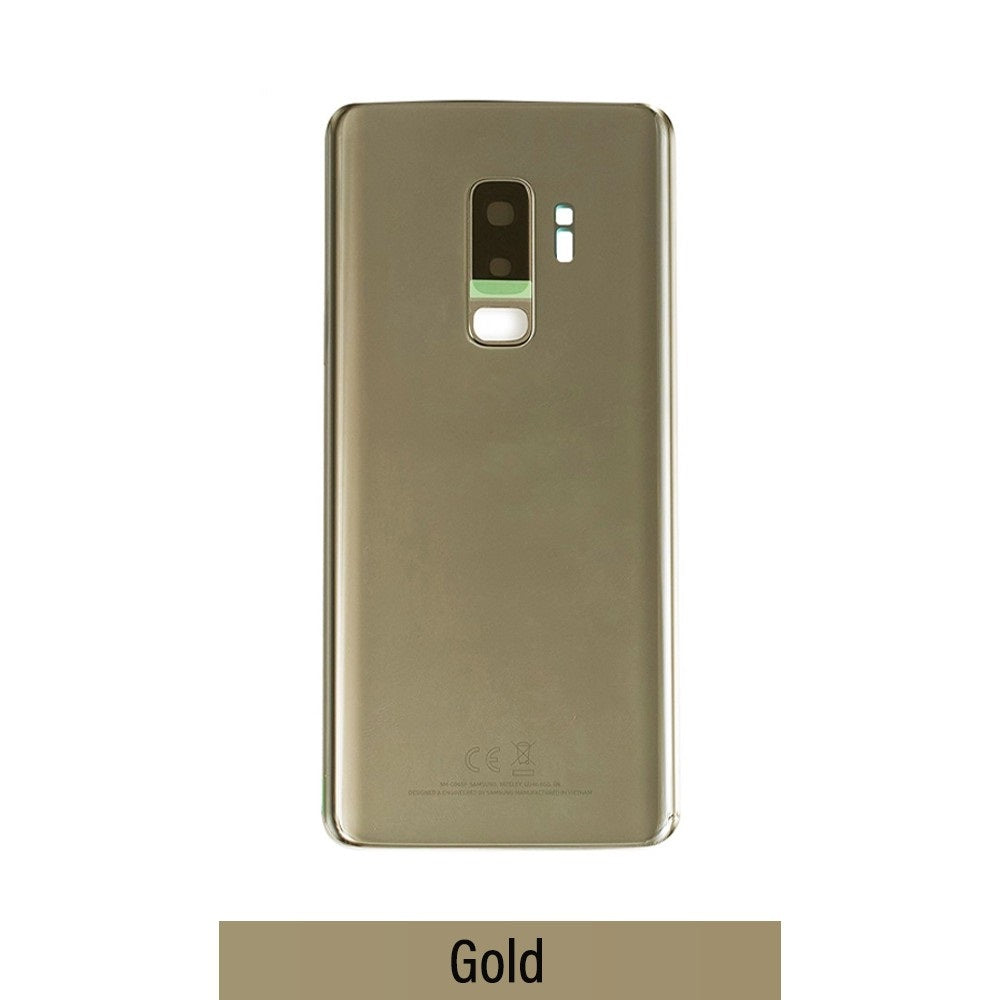 Red Rear Cover Glass For Samsung Galaxy S9 Plus G965F-Gold Red Rear Cover Glass For Samsung Galaxy S9 Plus G965F-Gold